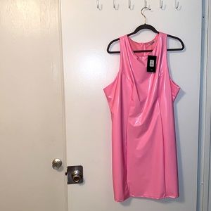 Baby Pink Latex Dress